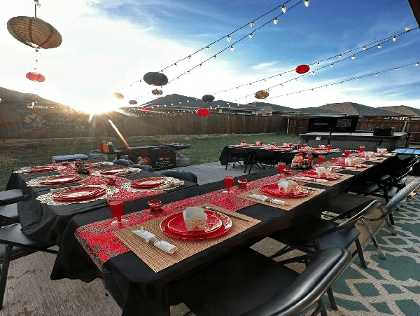 hibachi house party in Dallas